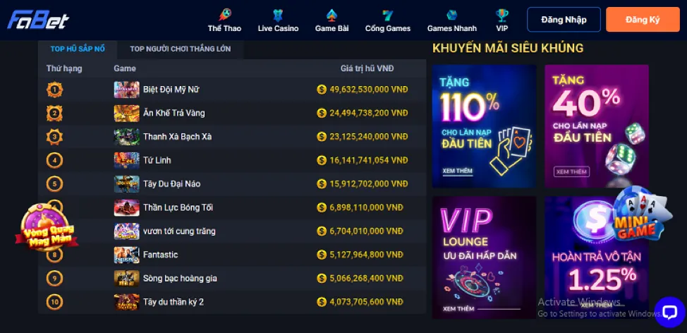 Bảo mật tối ưu tại 5fun